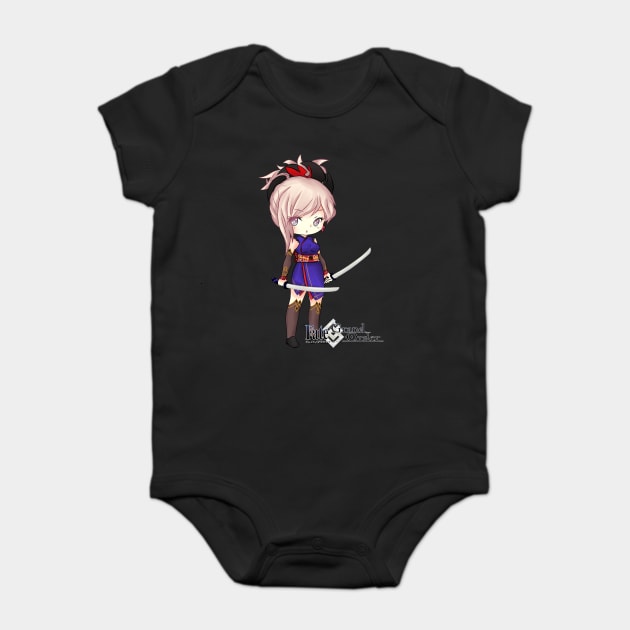 Miyamoto Mushashi Baby Bodysuit by Kuroka